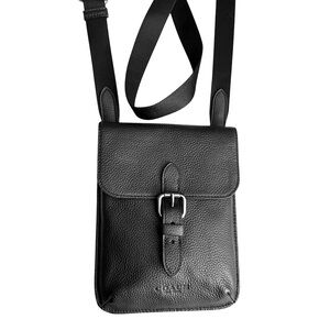 Coach Small Hudson Crossbody 1309 Black Pebble Leather (Like New, Fits Kindle)